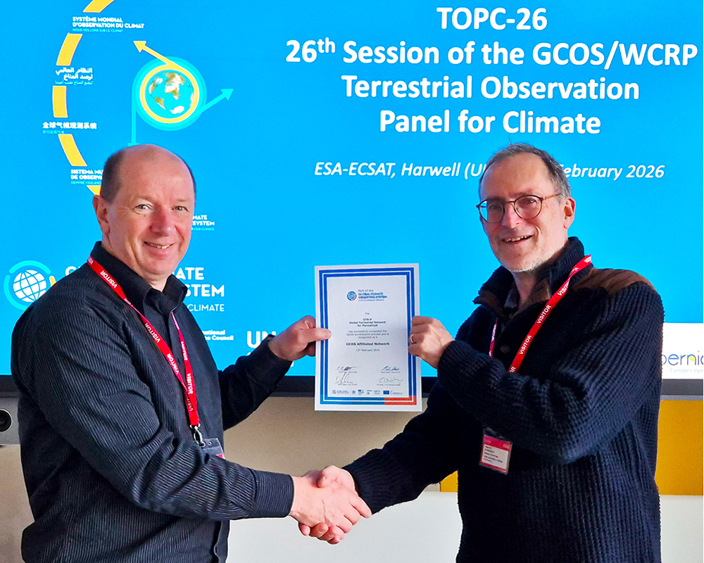 GTN-P GCOS Accreditation